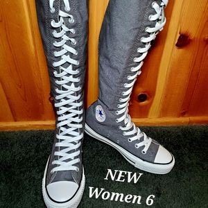 converse knee high boots